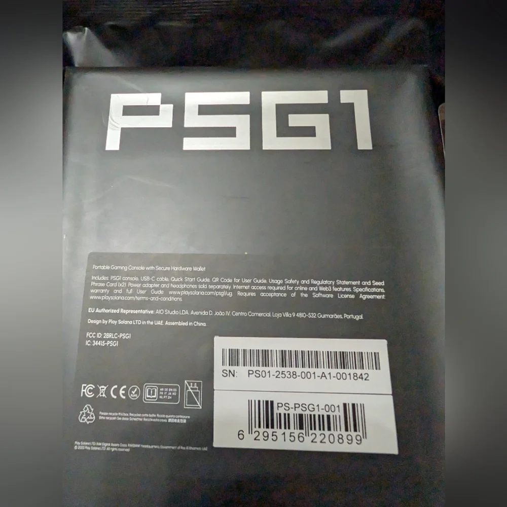 Brand New Sealed Play Solana Gen 1 (PSG1) - Wave 1 Original Purple